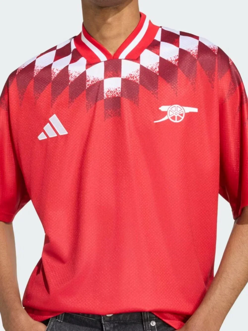 L ~ Arsenal FC Arsenal FC Stadium Jersey, Gunners Authentic Adidas NWT reg $85